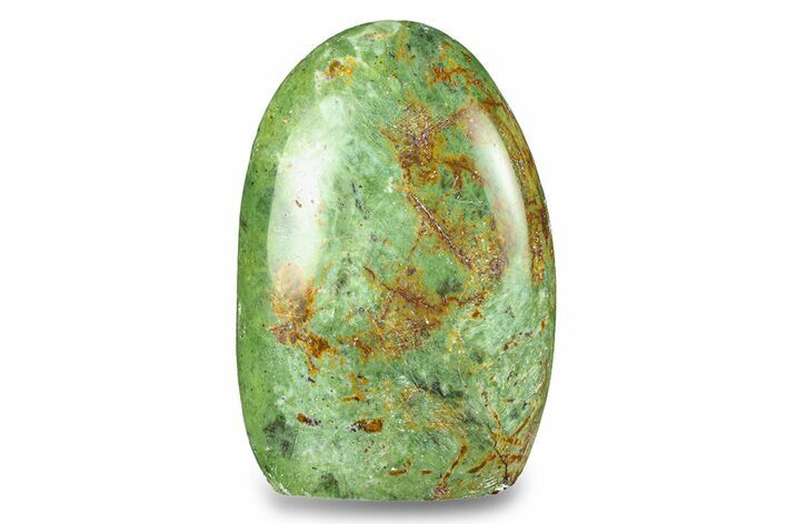 Free-Standing, Polished Green Chrysoprase - Madagascar #293427
